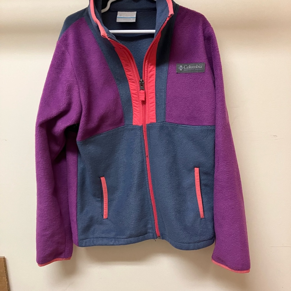 Girls Columbia fleece jacket